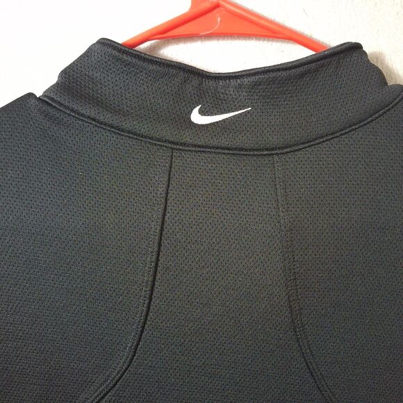 Nike Golf Cover Up Jacket Dri-Fit Mens XL Black 1/4 Zip Sweater - Picture 8 of 10